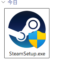 Steamをインストールする